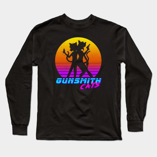 Neon Gunsmiths Long Sleeve T-Shirt by CCDesign